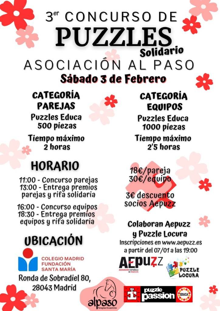 3º Concurso de Puzles Solidario Al Paso – Madrid